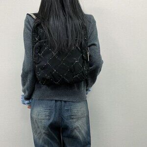 Chanel CC Logo Travel Backpack